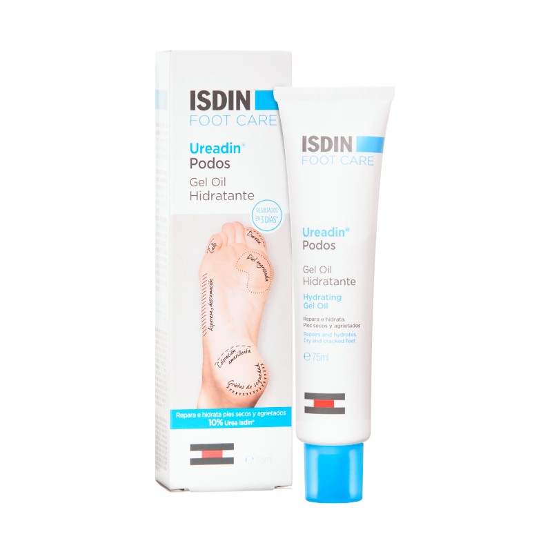 Isdin ureadin podos gelio aliejus ant veido su 10% karbamido 75 ml