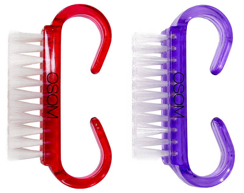 Šepetėliai nagų dulkėms valyti Osom Professional Nail Brushes OSOMP70, 2 vnt.
