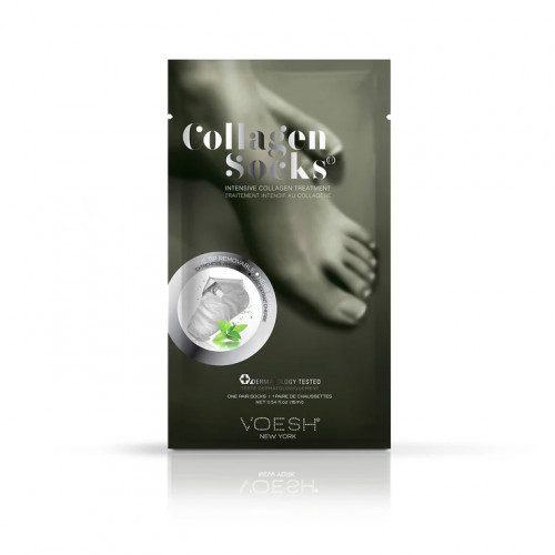 VOESH Collagen Socks Peppermint Kaukė pėdoms su pipirmėte, 1 pora