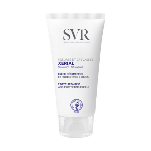 SVR Xerial Fissures & Crevasses Minkštinamasis  kremas su šlapalu suskilinėjusiai pėdų, alkūnių, rankų odai, 50ml