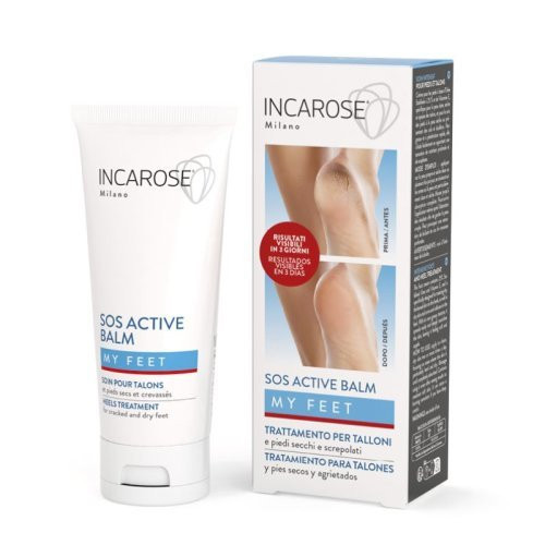 Incarose Sos Active Balm Heels Treatment Pėdų kremas-balzamas, 75ml