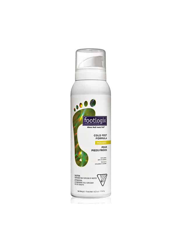 FOOTLOGIX PUTOS ŠĄLANČIOMS PĖDOMS – COLD FEET FORMULA 125ml.