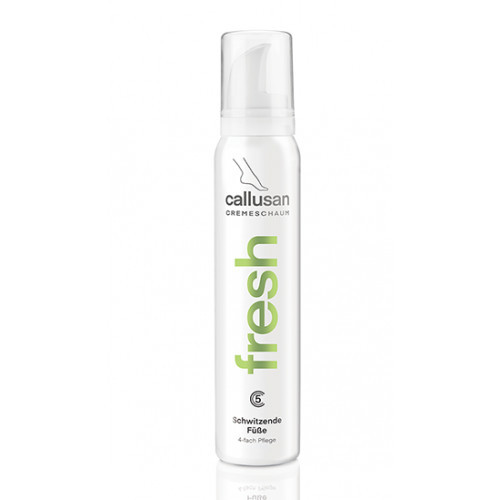 Callusan Fresh Cream Mousse Kreminės putos prakaituojančioms ir drėkstančioms pėdoms, 125ml