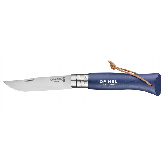 Opinel Trekking Nr 8 Stainless Steel Knife BLUE