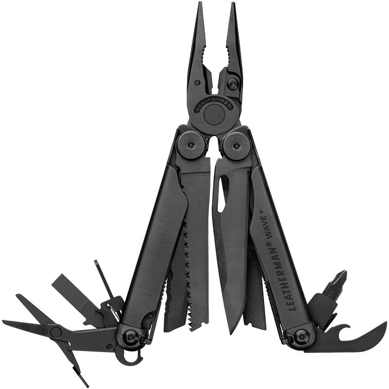 DAUGIAFUNKCINIS ĮRANKIS LEATHERMAN WAVE+ juodas