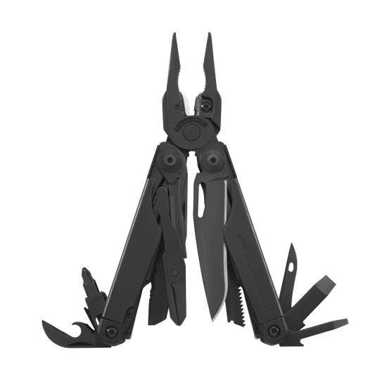 LEATHERMAN ĮRANKIS SURGE BLACK, SU MOLLE DĖKLU