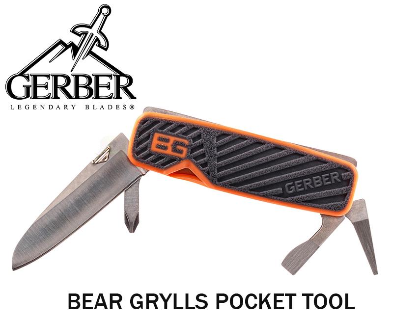 Peilis daugiafunkcis įrankis GERBER BEAR GRYLLS .