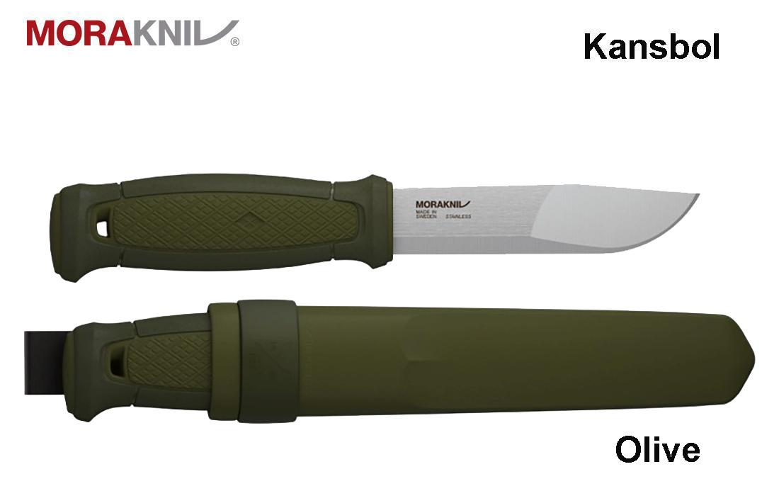 Morakniv Kansbol turistinis peilis Olive TLT išsiuntimas 2-4 d.