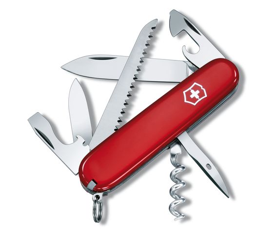 Šveicarijos kariuomenės peilis VICTORINOX CAMPER .