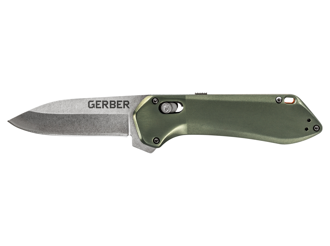 Peilis Gerber Highbrow Green (žalias), lenktinis 30-001686 .