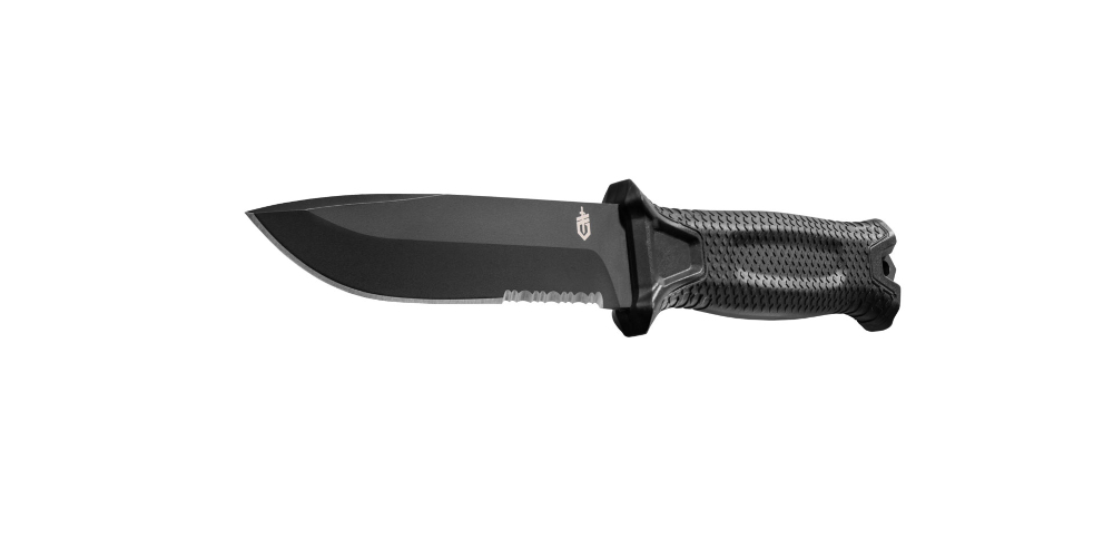 Peilis Gerber Strongarm juodas 30-001060 (dantytais ašmenimis) .