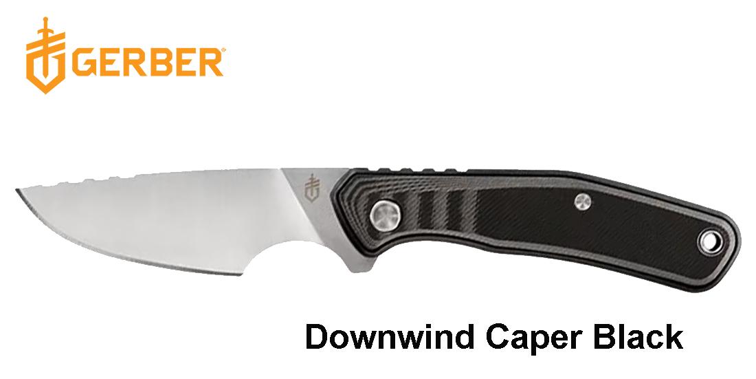 Peilis Gerber Downwind Caper Black TLT išsiuntimas 2-4 d.