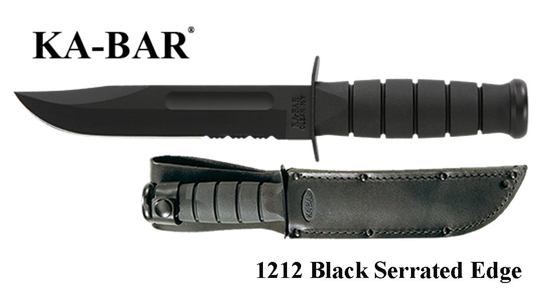 Ka-bar peilis Utility 1212 Serrated Edge .