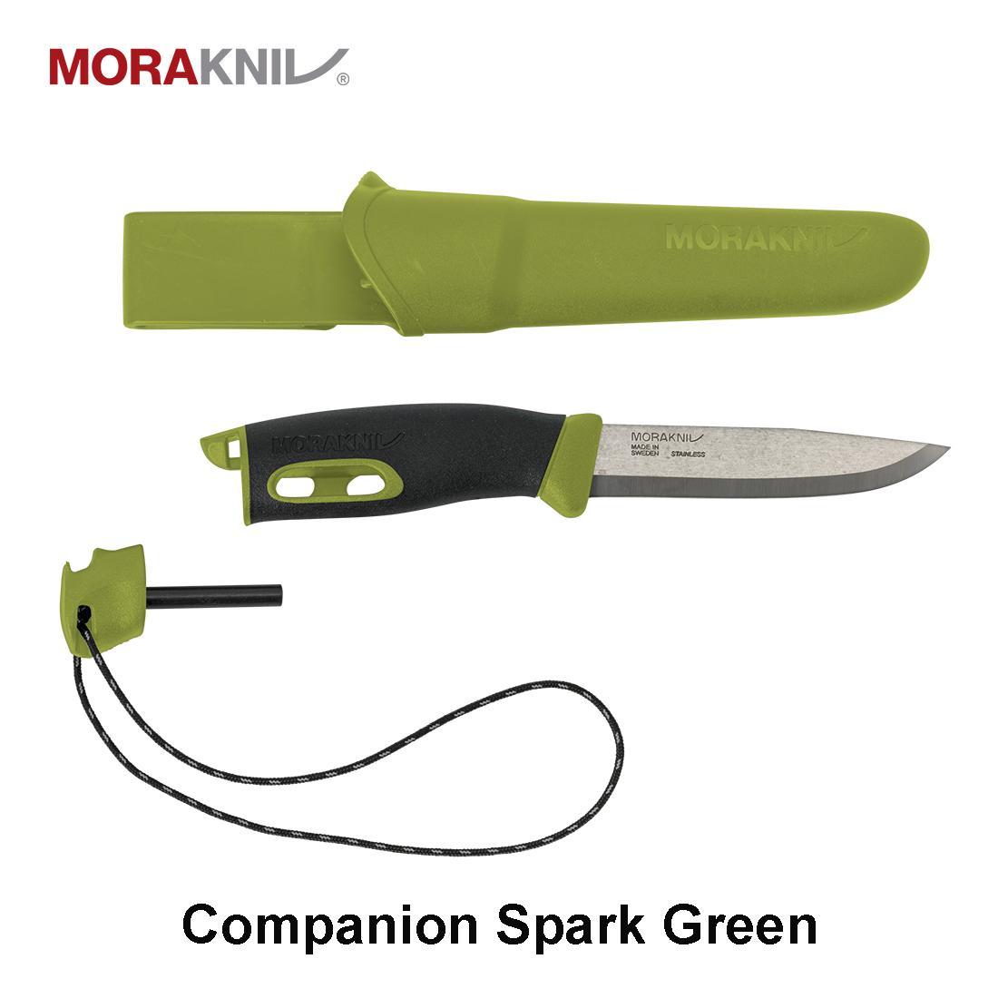 Turistinis peilis Morakniv Companion Spark Firestarter Žalias .