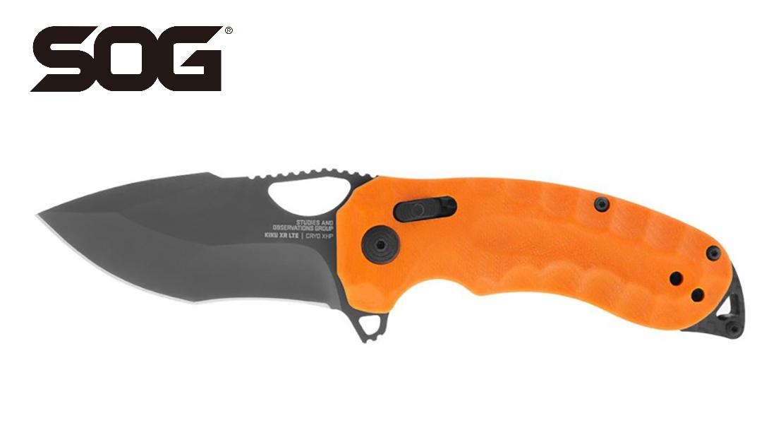 Peilis SOG Kiku XR LTE Orange G10 TLT išsiuntimas 2-4 d.