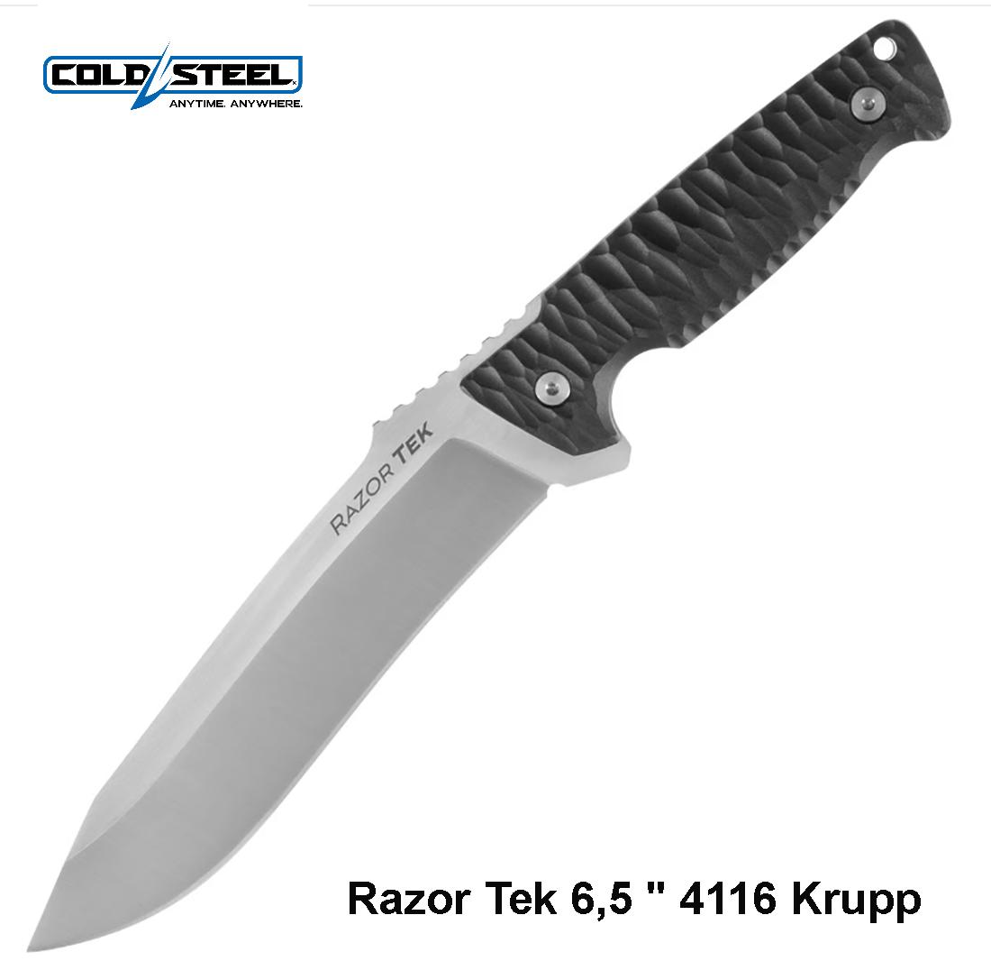 Peilis Cold Steel Razor Tek 6,5" 4116 Krupp MLP išsiuntimas 7 d.
