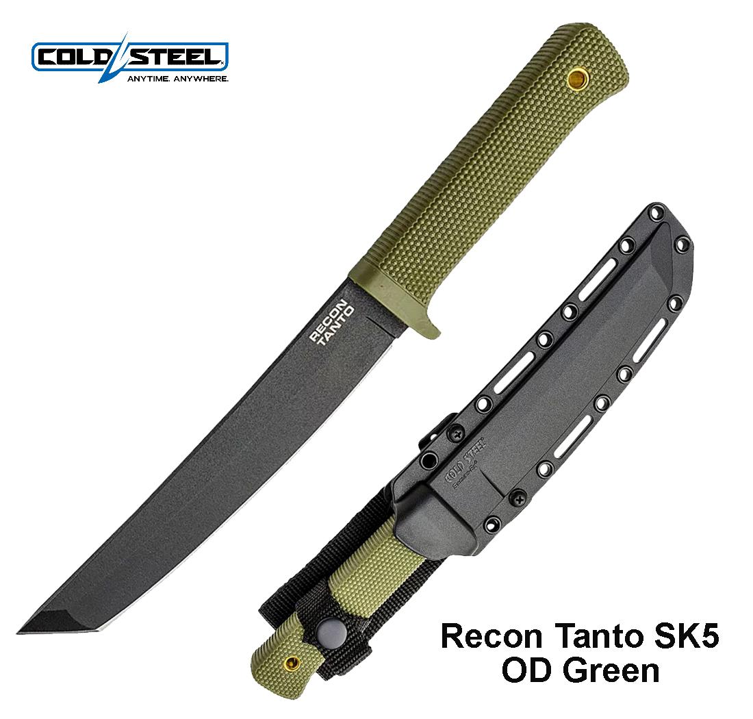 Taktinis Peilis Cold Steel Recon Tanto SK5  OD Green MLP išsiuntimas 9 d.