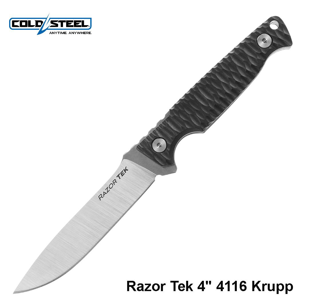 Peilis Cold Steel Razor Tek 4" 4116 Krupp MLP išsiuntimas 9 d.