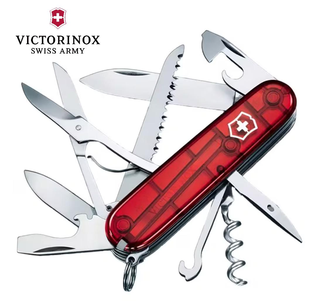 Peilis Victorinox Huntsman Red Transparent MLP išsiuntimas 9 d.