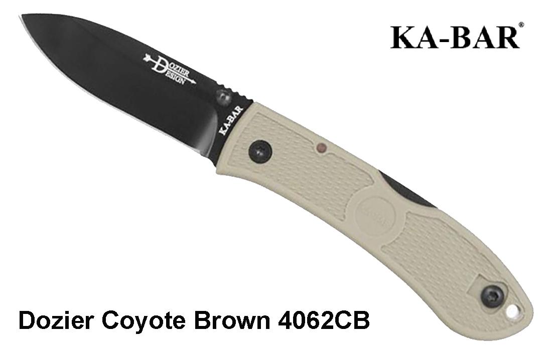 Peiliukas KABAR Dozier Hunter Coyote Brown 4062CB MLP išsiuntimas 9 d.