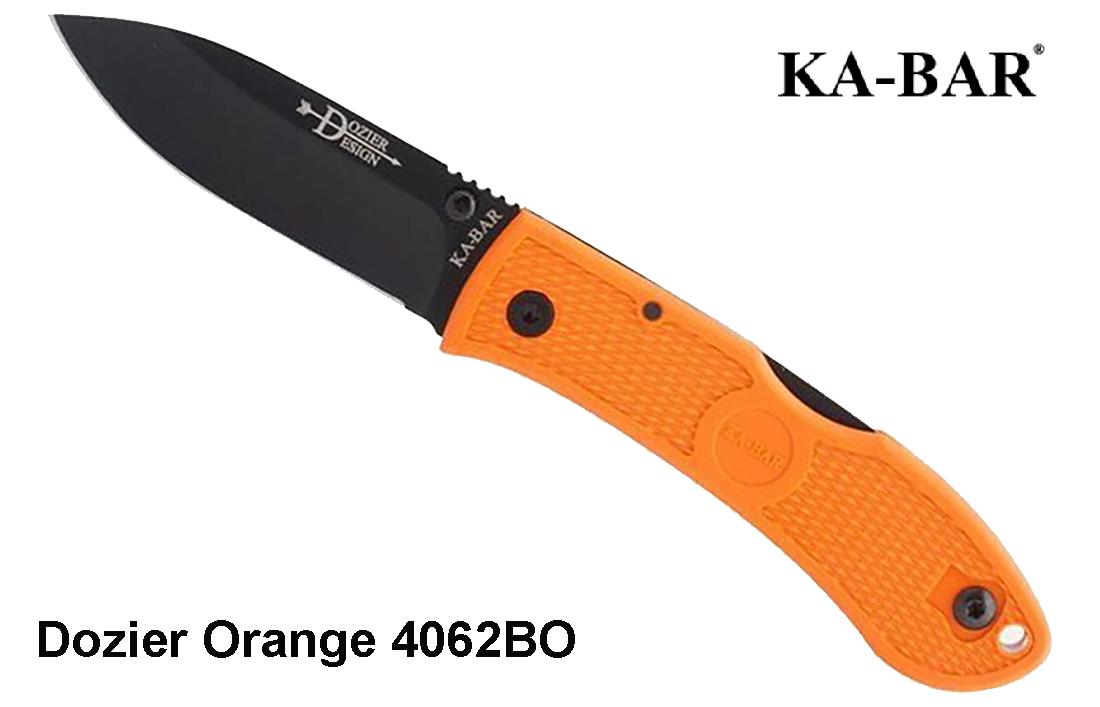 Peiliukas KABAR Dozier Hunter Orange 4062BO MLP išsiuntimas 9 d.