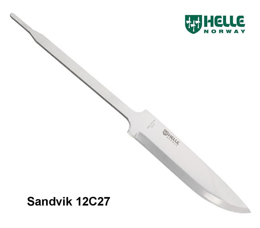 Helle Gaupe ašmenys iš Sandvik 12C27 MLP išsiuntimas 9 d.