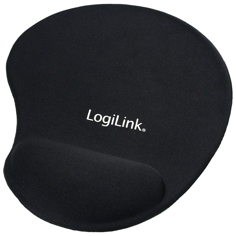 Mousepad with Gel Wrist Rest Support, | Logilink | ID0027 | Black