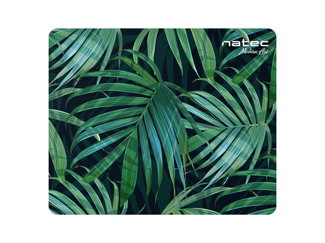 Natec Mouse Pad, Photo, Modern Art - Palm Tree, 220x180 mm | Natec | Mouse Pad | Modern Art - Palm Tree | Black