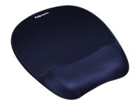 Fellowes | Foam mouse pad with wrist support | Mouse pad with wrist pillow | 202 x 235 x 25 mm | Sapphire