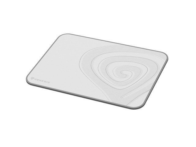 Genesis | Mouse Pad | Carbon 400 M Logo | 250 x 350 x 3 mm | Gray/White