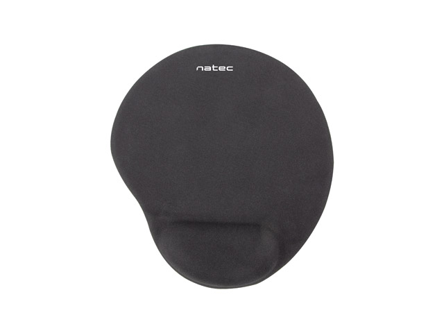 Natec Mouse Pad, Marmot, Black, Gel Filling 225x245 mm | Natec | Mouse Pad | Marmot | Black