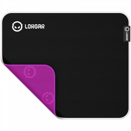 Lorgar Legacer 755, Gaming mouse pad, Ultra-gliding surface, Purple anti-slip rubber base, size