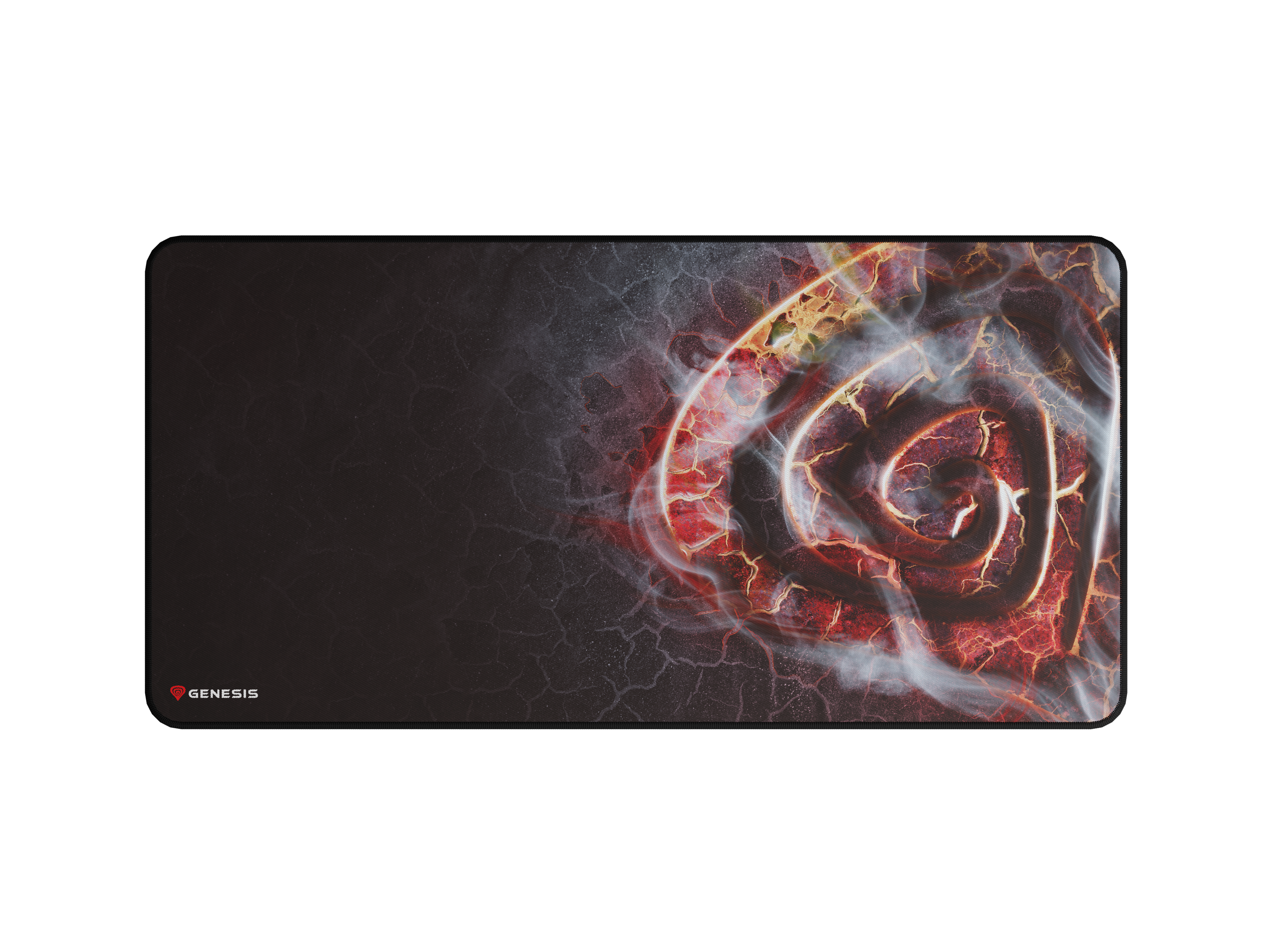 Genesis | Mouse Pad | Fabric, Rubber | Carbon 500 MAXI LAVA G2 Edition | Multicolor