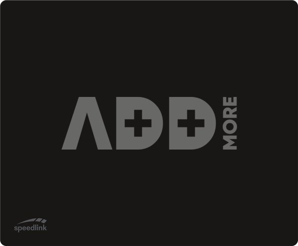 Speedlink mousepad Hi-Genic, black (SL-620010BK)