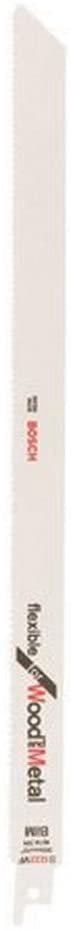 Bosch Saber Saw Blade S 1222 VF Flexible for Wood and Metal, 300mm (2 pieces)