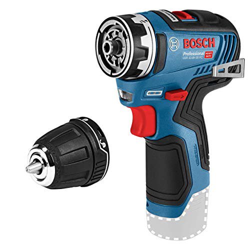 Bosch cordless drill GSR 12V-35 FC solo Professional, 12V (blue / black
