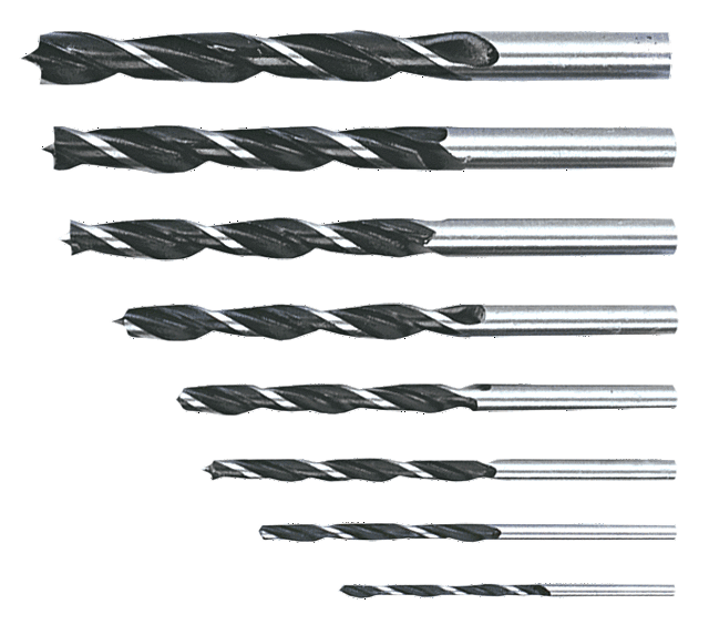 Drill Top Tools for wood winding cylindrical 4 5 6 10 8mm set (60H805)
