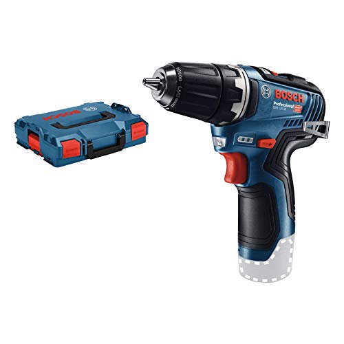 Bosch cordless drill GSR 12V-35 Solo Professional, 12V (blue / black, without battery and charger