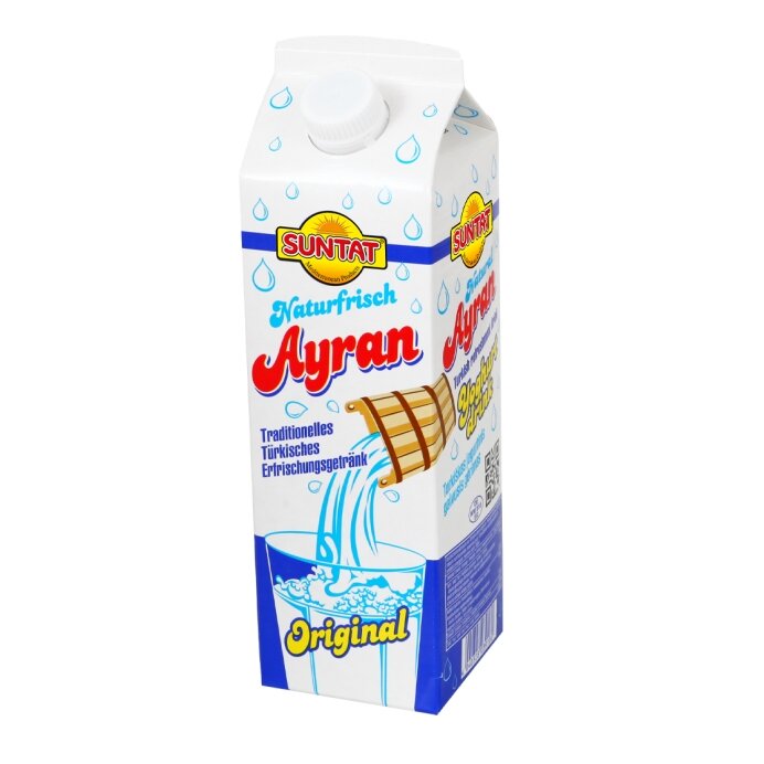 Jogurtinis gaivusis gėrimas SUNTAT AYRAN, 1 L