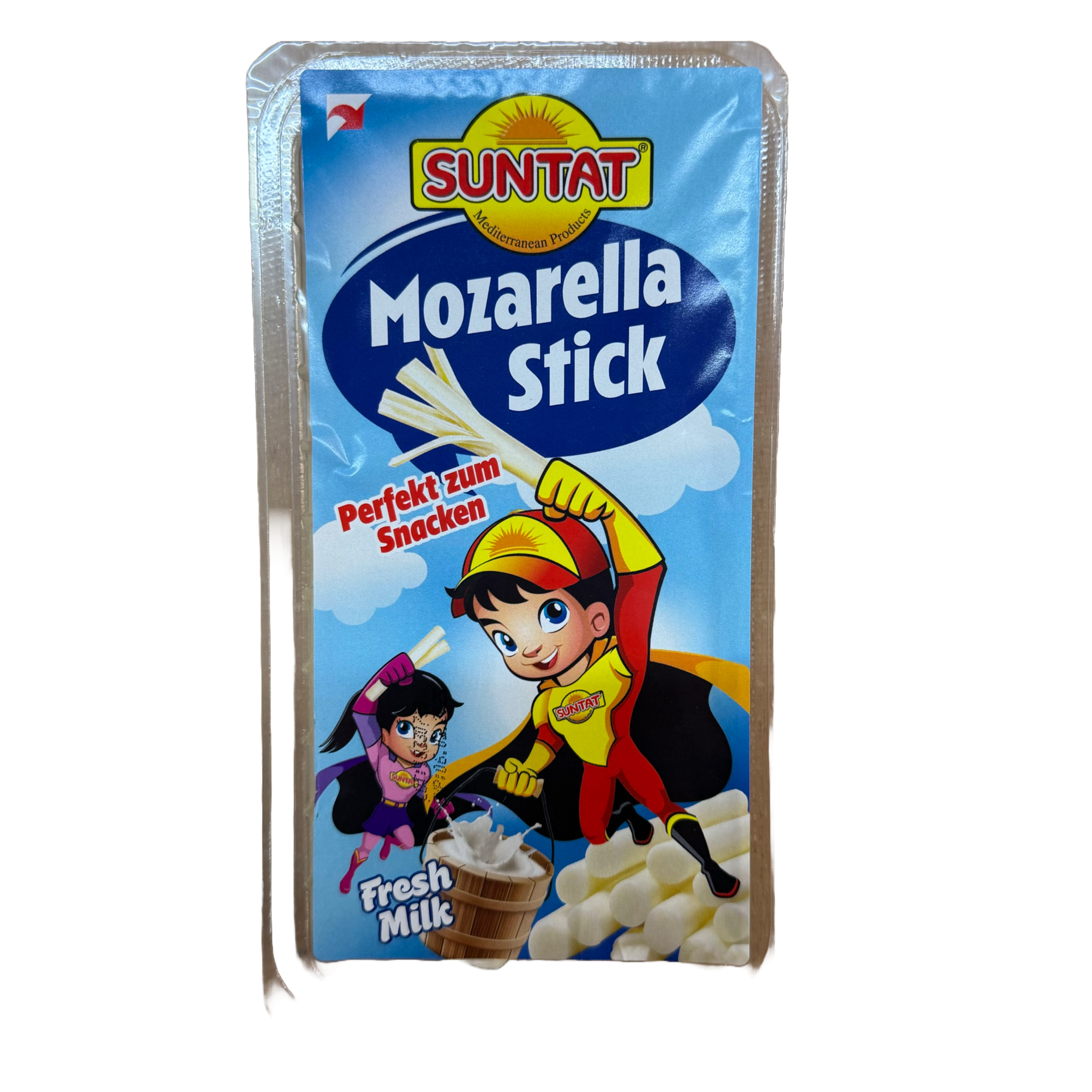 Sūrio lazdelės Mozarella SUNTAT , 40 % rieb., 100 g