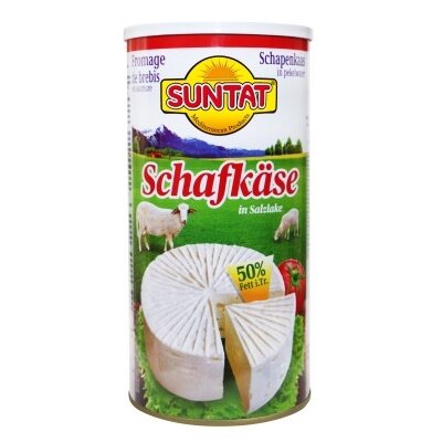 Baltas avies pieno sūris 50% SUNTAT, 1500 g