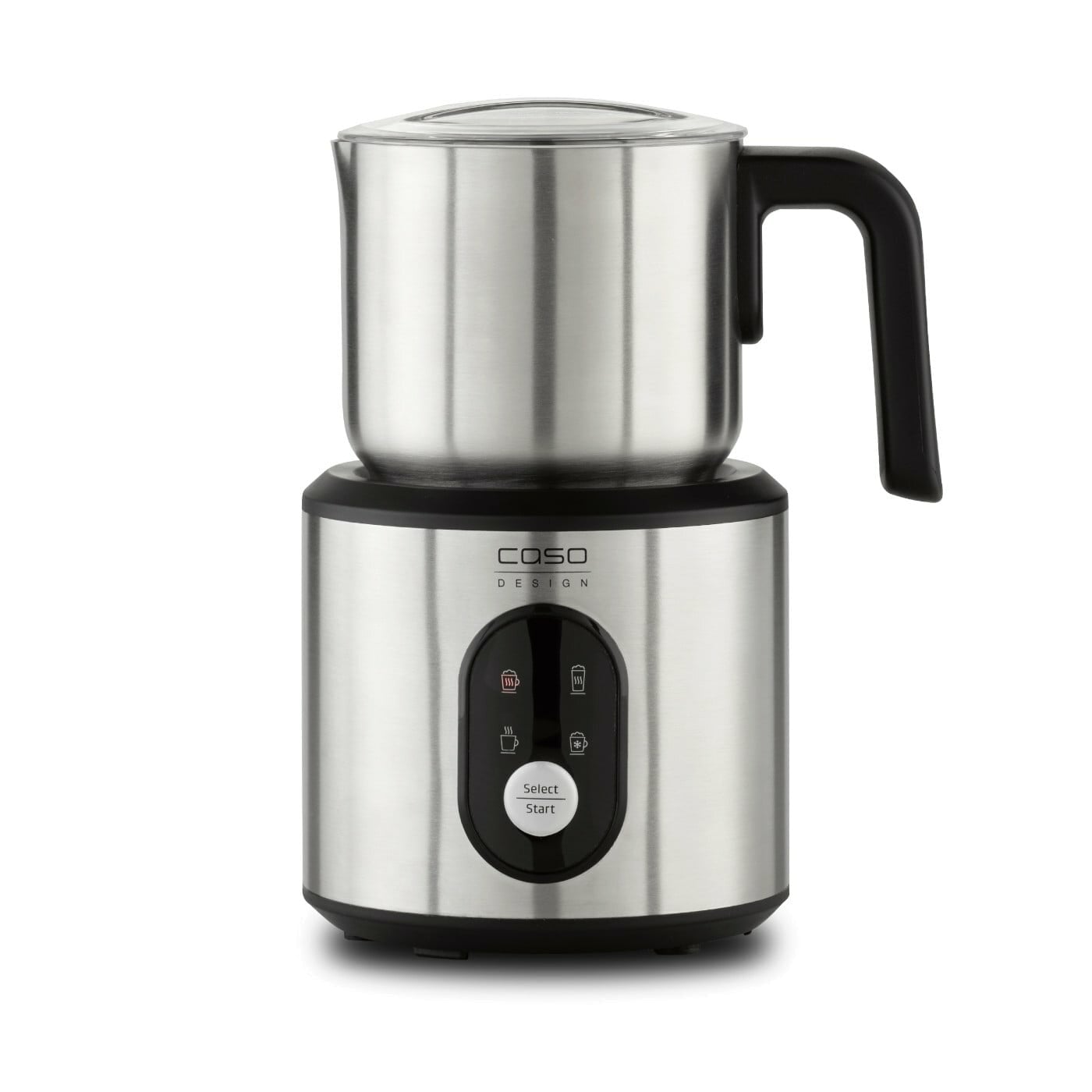 Pieno plakiklis Caso Crema & Choco Milk frother, LED Display, 360° base station, Inox