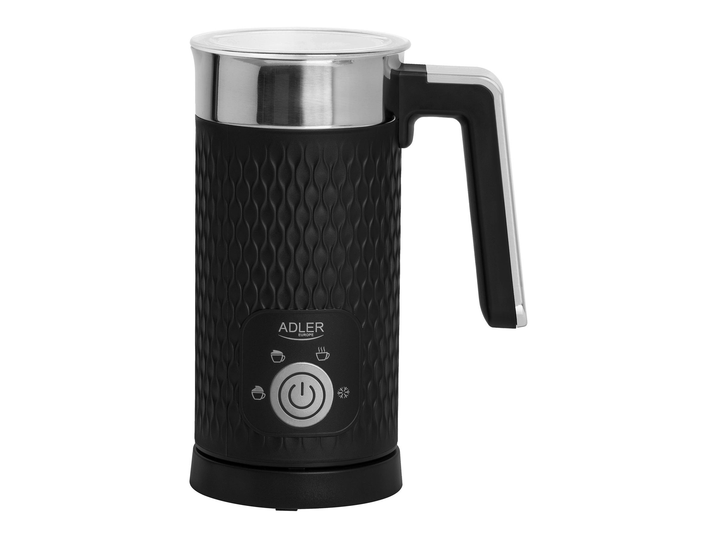 Pieno plakiklis Adler AD 4494 d Milk frother, Frothing and heating, Black Adler