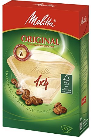 MELITTA Original kavos filtrai, 1X4, 80 vnt.