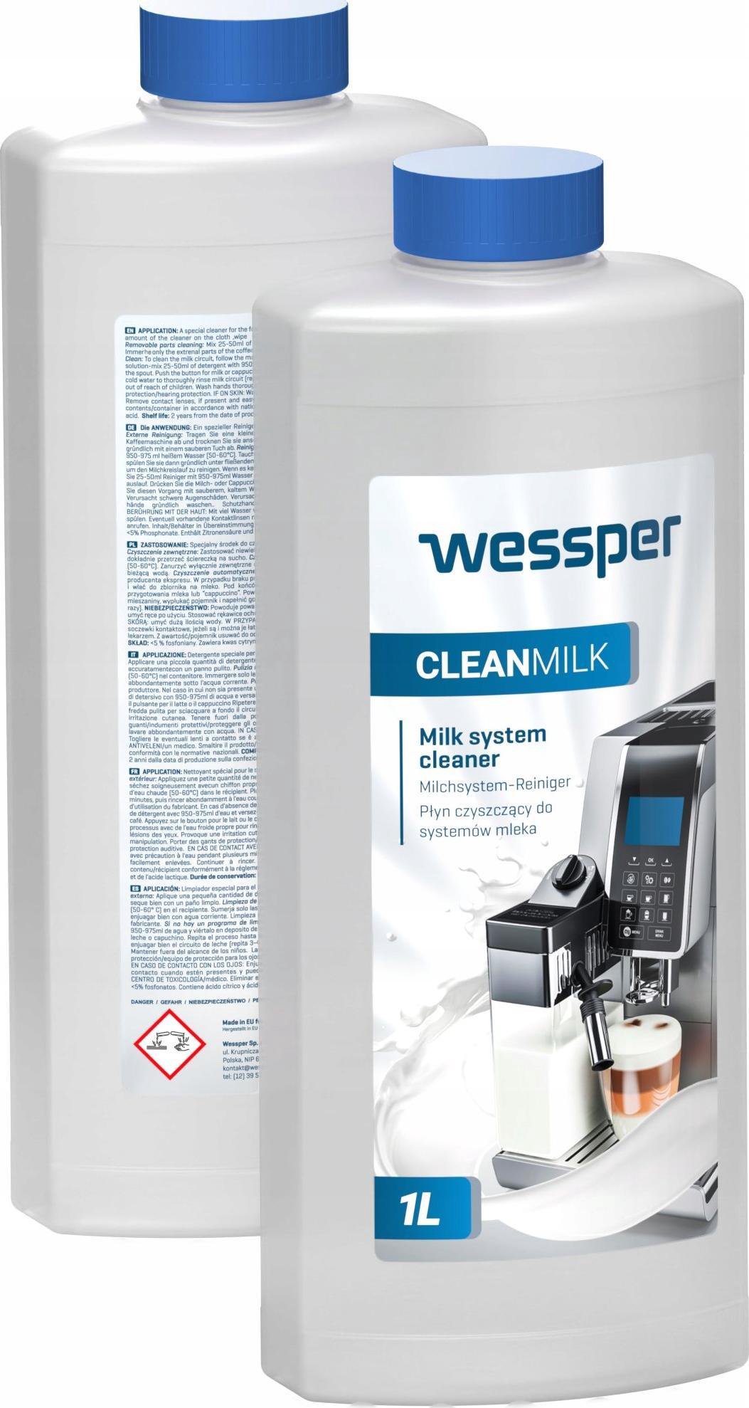 Wessper Clean Milk milk cleaner 1000ml