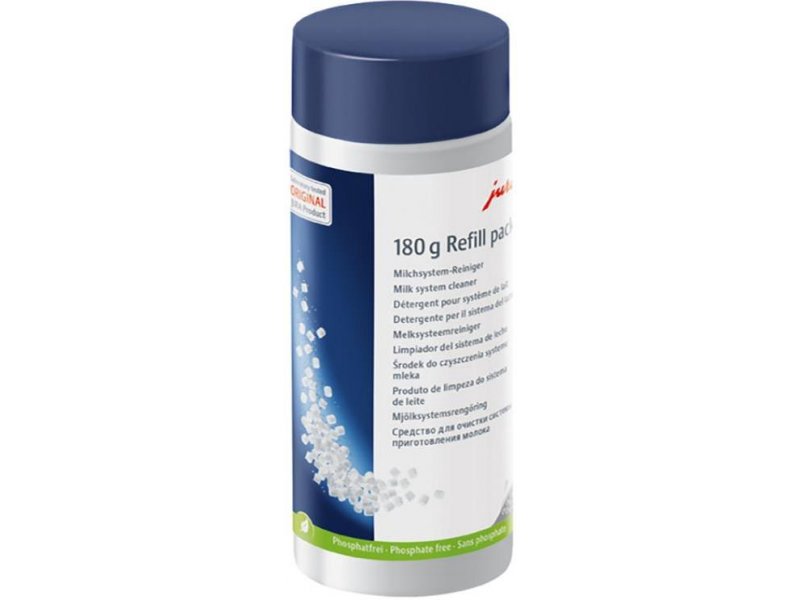 Pieno sistemos valymo granulių papildymas JURA, 180g