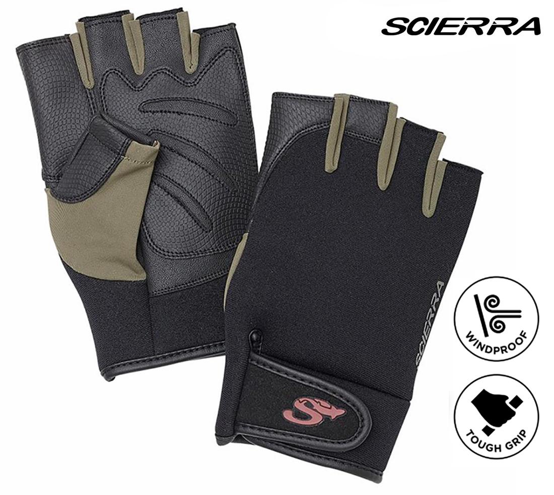 Pirštinės Scierra Neo Stretch Half Finger M