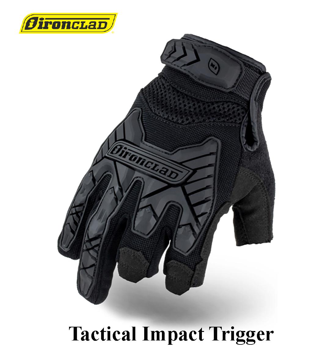 Taktinės Pirštinės Ironclad Tactical Impact Trigger Juodos M
