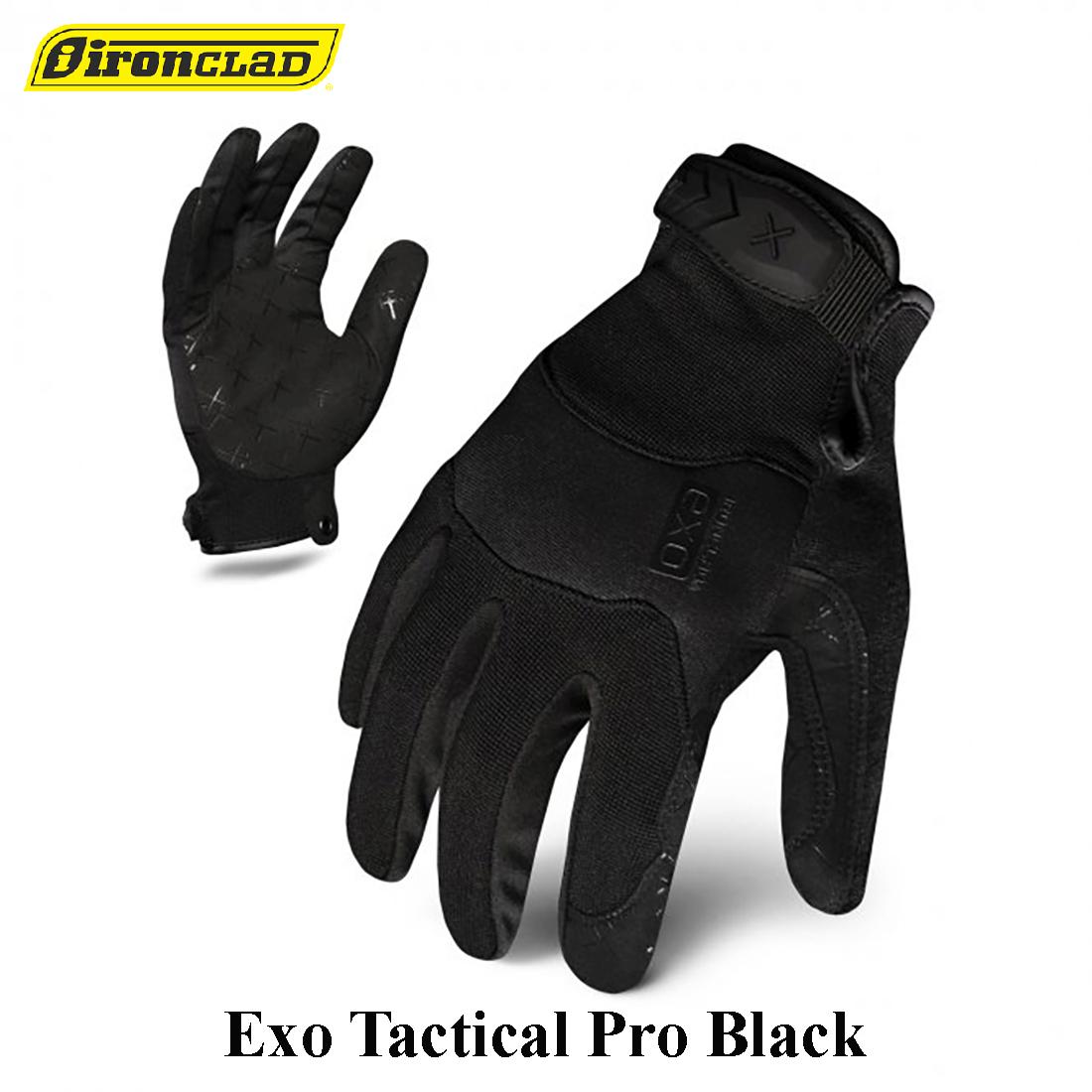 Taktinės Pirštinės Ironclad Exo Tactical Pro juoda S