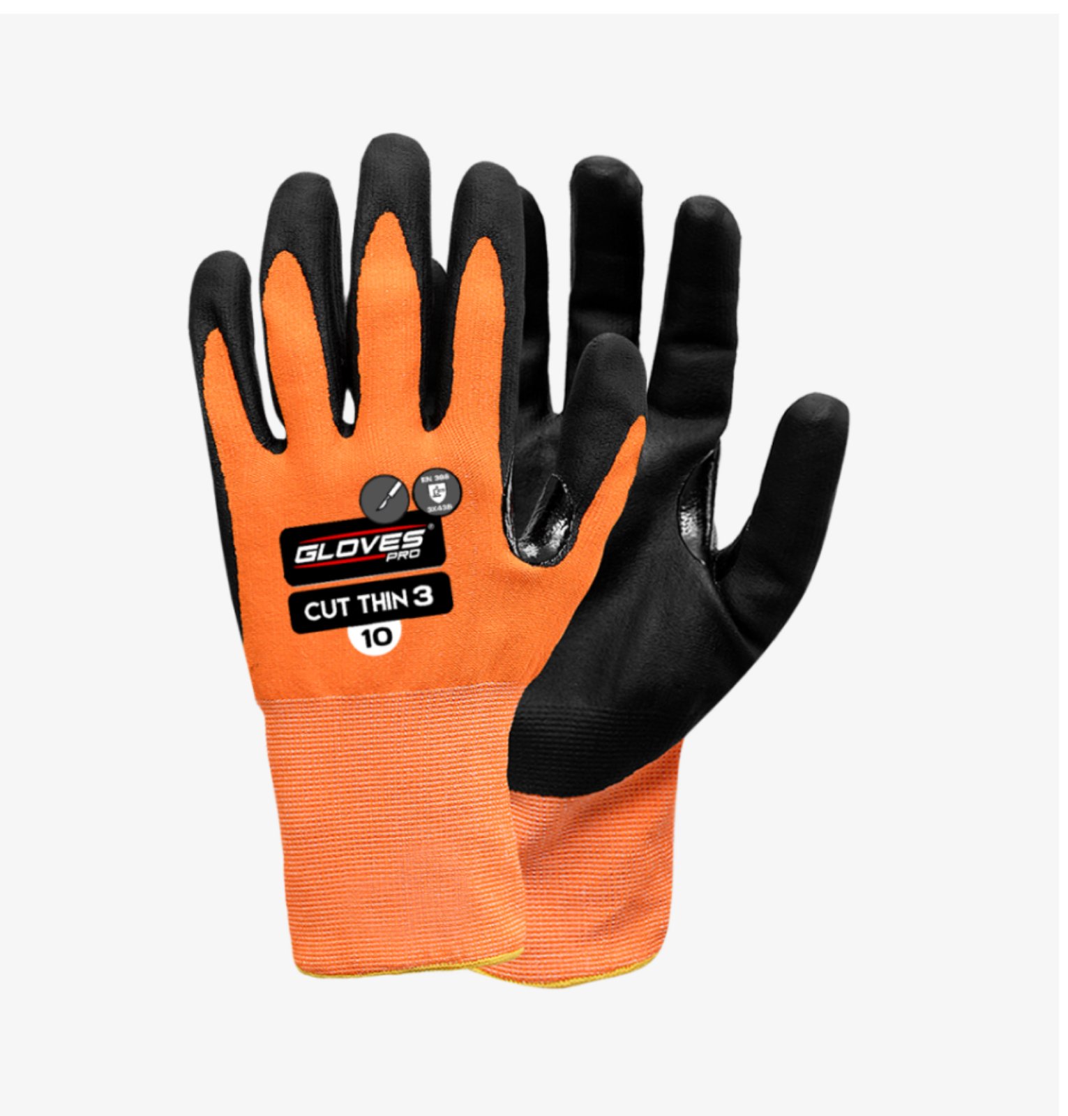 Įpjovimams atsparios darbo pirštinės Gloves Pro Cut Thin 3